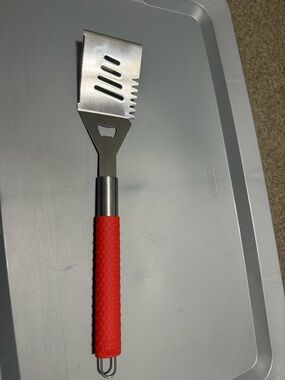Range master Red-Handle Stainless Steel BBQ Multi-Tool Spatula